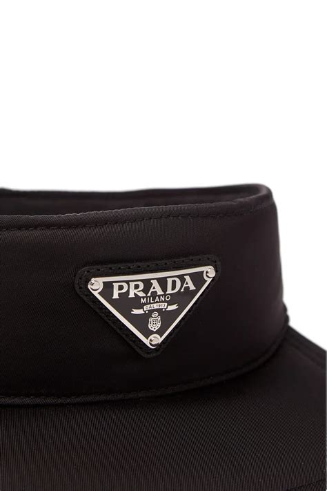 prada visor white|Prada canvas hats.